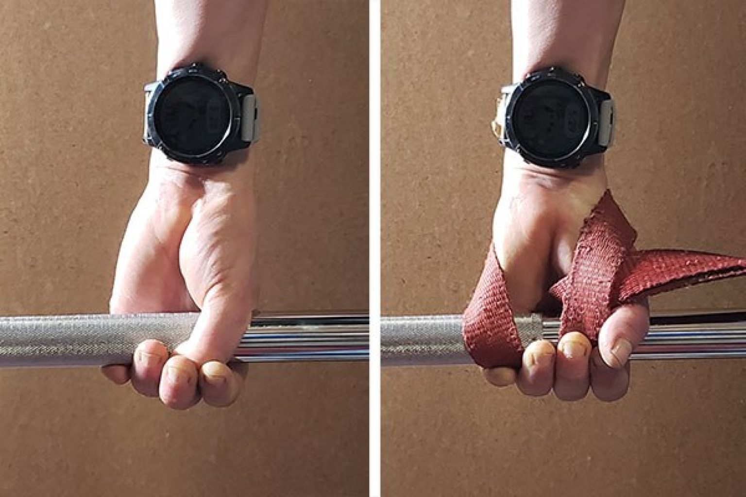 Hook grip vs. Straps stef bradford